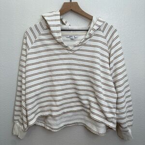 O’neill Striped Crop Hoodie Large